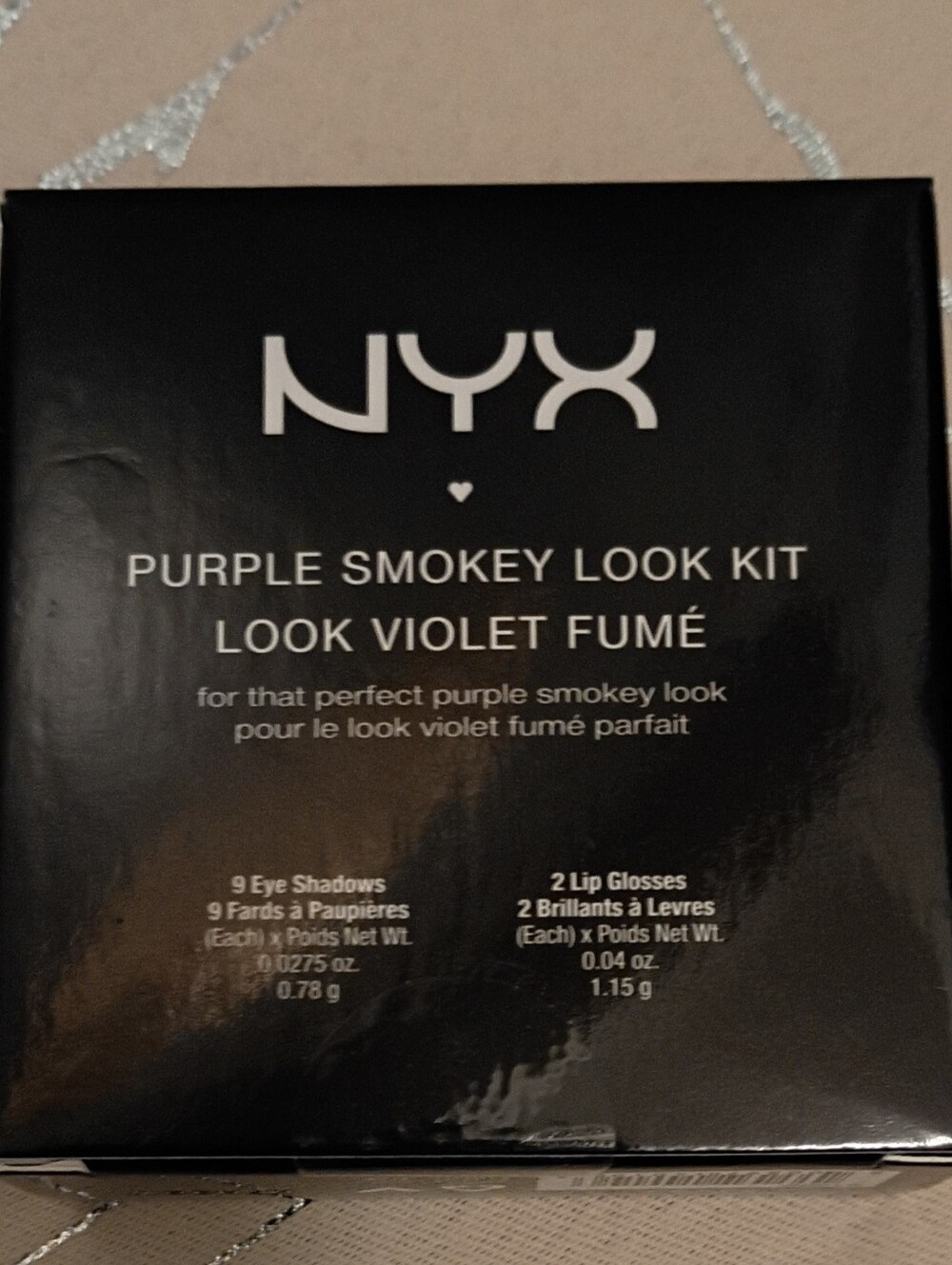NYX Purple Smokey Look Kit Eyeshadow Palette with Violet Tones - Picture 1 of 5